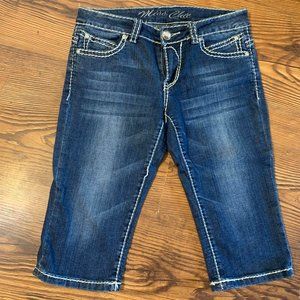 ladies cropped jeans